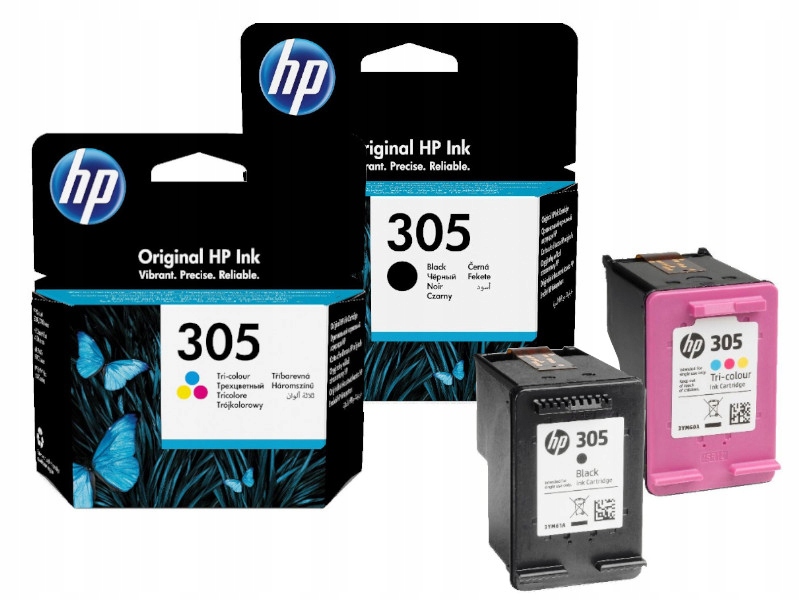 HP 305 atrament 3YM61AE, 3YM60AE čierny, trojfarebný